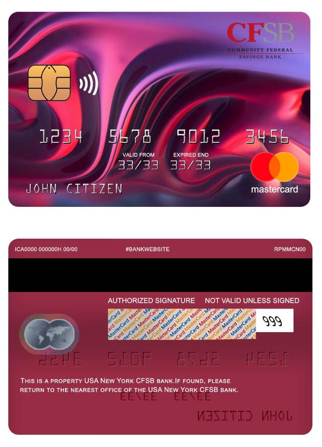 USA New York CFSB bank mastercard